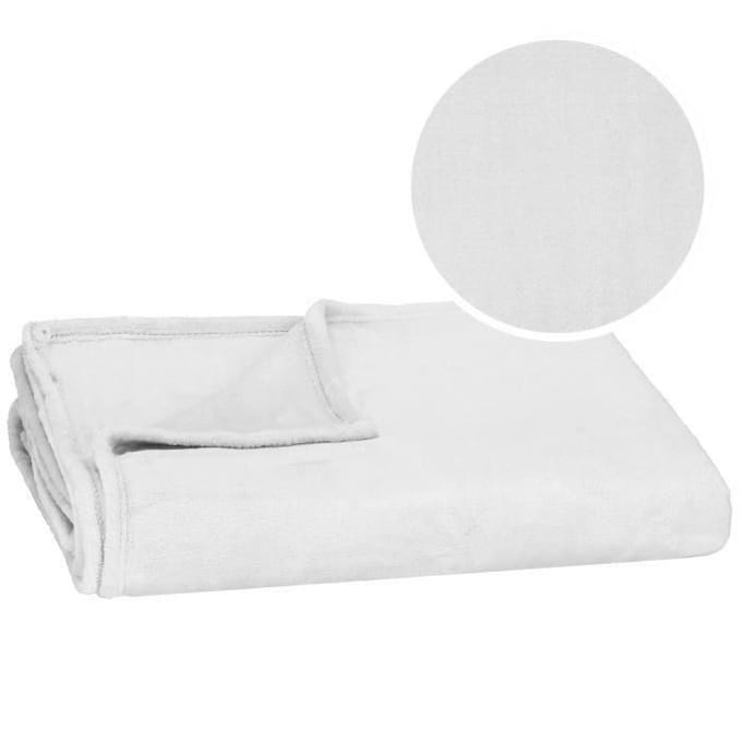 Springos Plaid | Sprei | Deken | Woonaccessoires | 200x220 cm | Grijs
