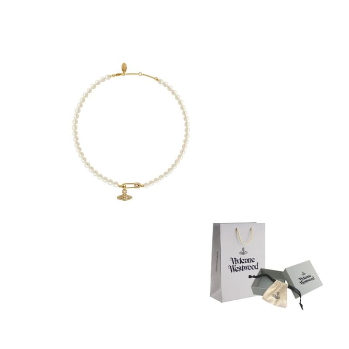 Collier Perles Vivienne Westwood Lucrece 63030006-02P131 Gold|F|Box white