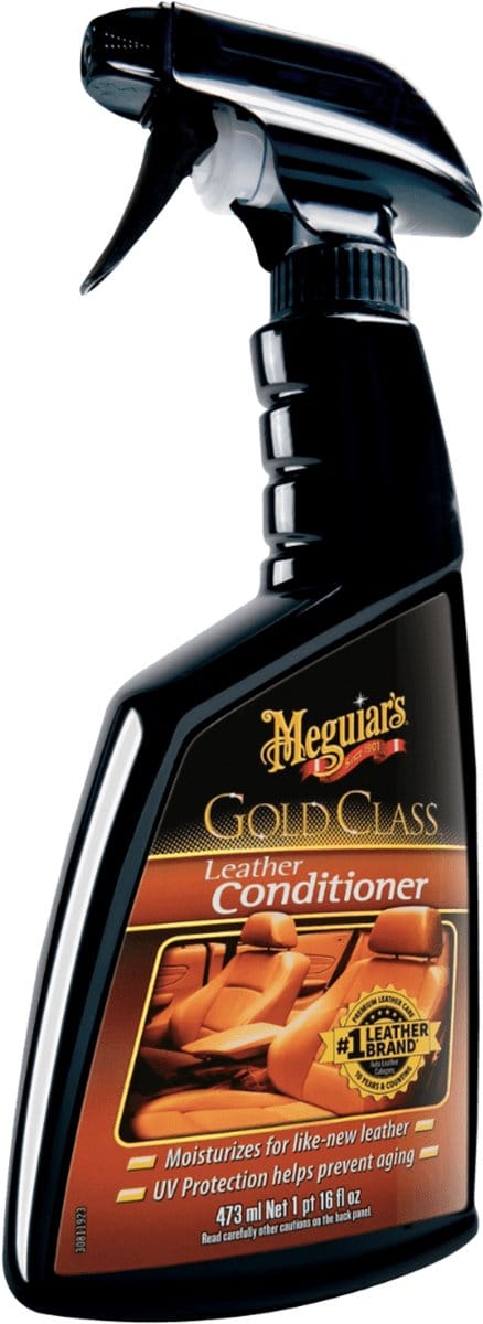 Meguiars Gold Class Rich Leather Conditioner 400ml - Leerverzorging Auto - Voedt & Beschermt - Voor Leer & Geperforeerd Leer