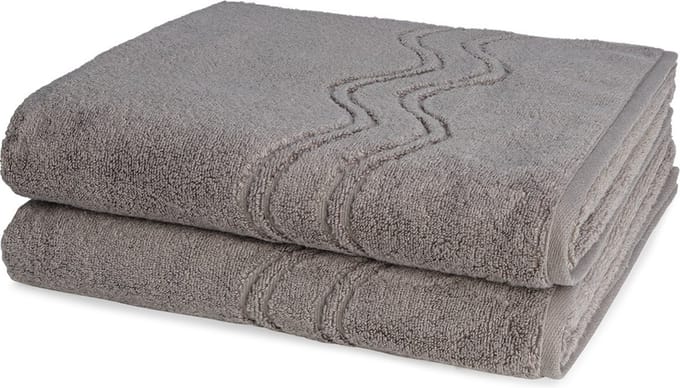 Ross Dames en Heren 2 X douchedoek - Als set Cashmere feeling