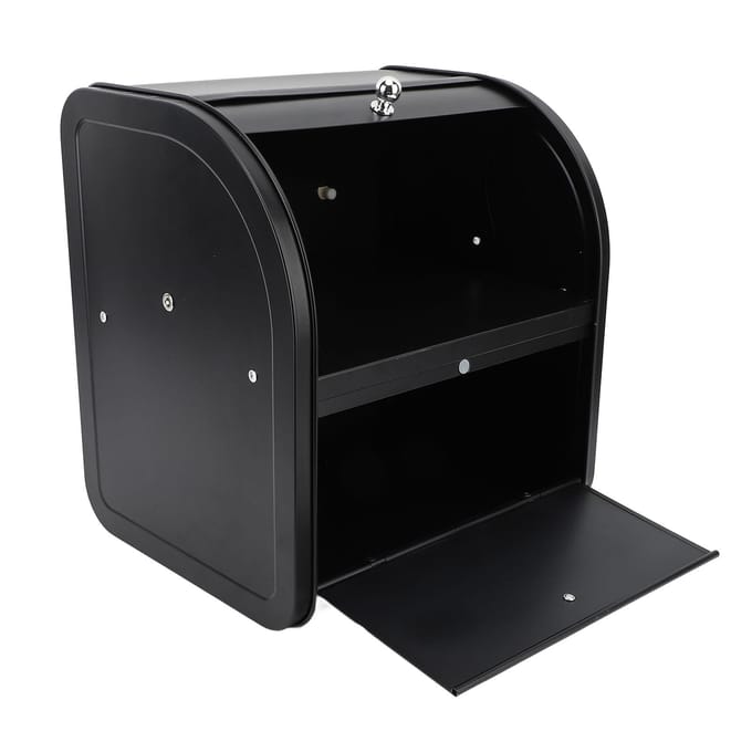 Dubbellaagse Broodtrommel Metalen Broodopbergbak Multifunctionele Grote Capaciteit Broodopslag Drawer Double Layer