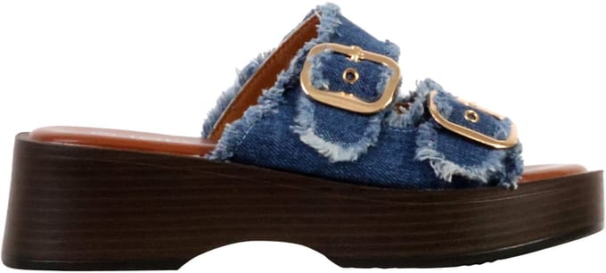 Sandalen met sleehak om gewoon aan te trekken