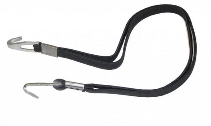 Spanband Zwart 58 x 3 x 3 cm - Stevige Spanriem met Haken