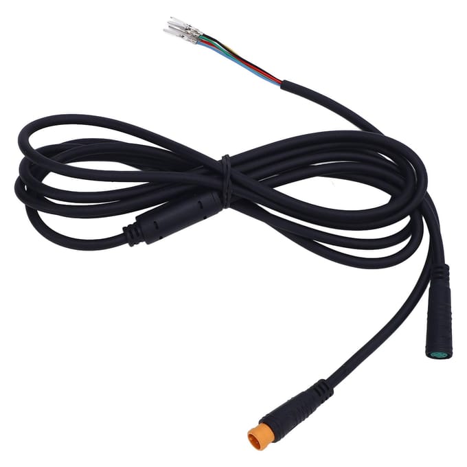 Câble d'alimentation pour trottinette électrique Ligne de connexion 5 broches Performance de connexion stable pour Para G2pro black