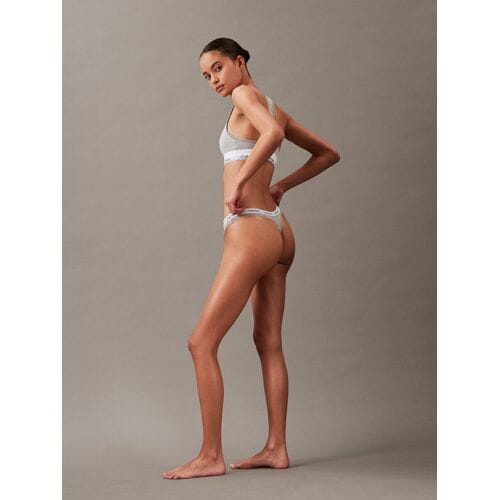 Calvin Klein SLIP - String - Grijs L