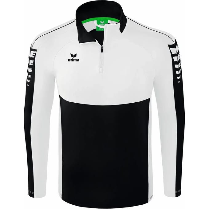 Erima Six Wings Trainingstop Kinderen - Wit / Zwart | Maat: 152