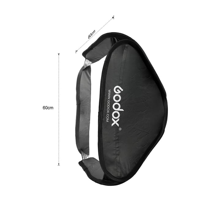 Godox Fotografische Softbox 60 * 60cm / 24 black
