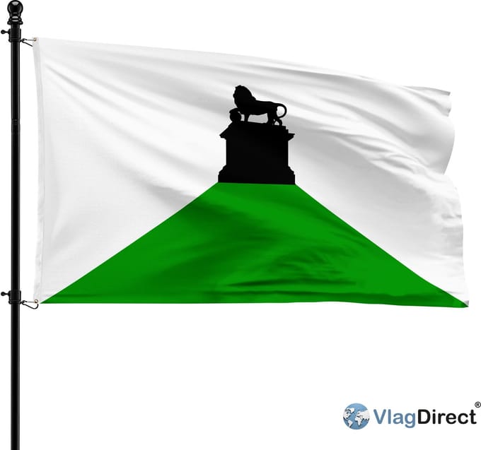 Gemeente Waterloo vlag - 90 x 150 cm.
