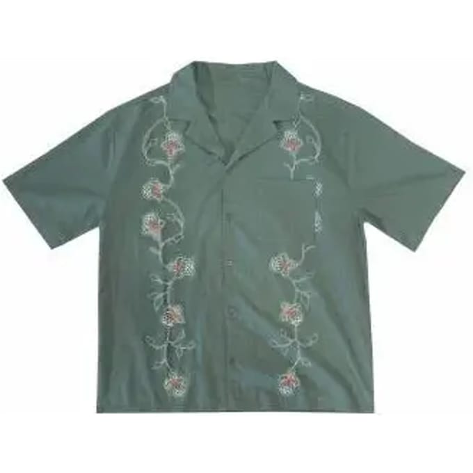 Bloes met bloemborduursel Desigual