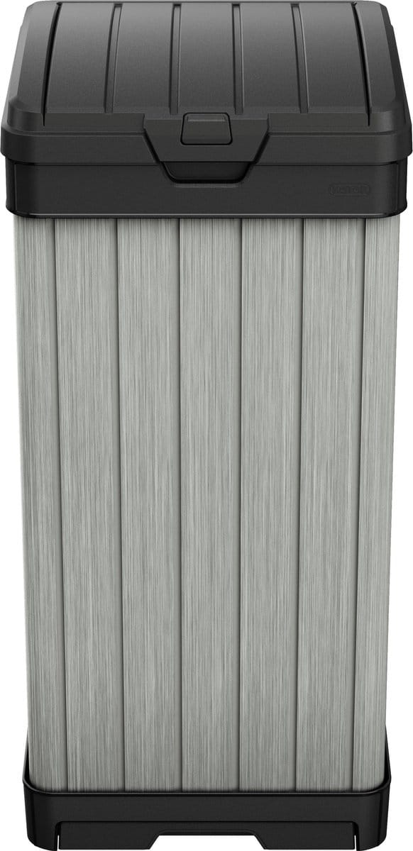 Keter - (Buiten) Prullenbak Rockford - 110 Liter - Deco Grijs