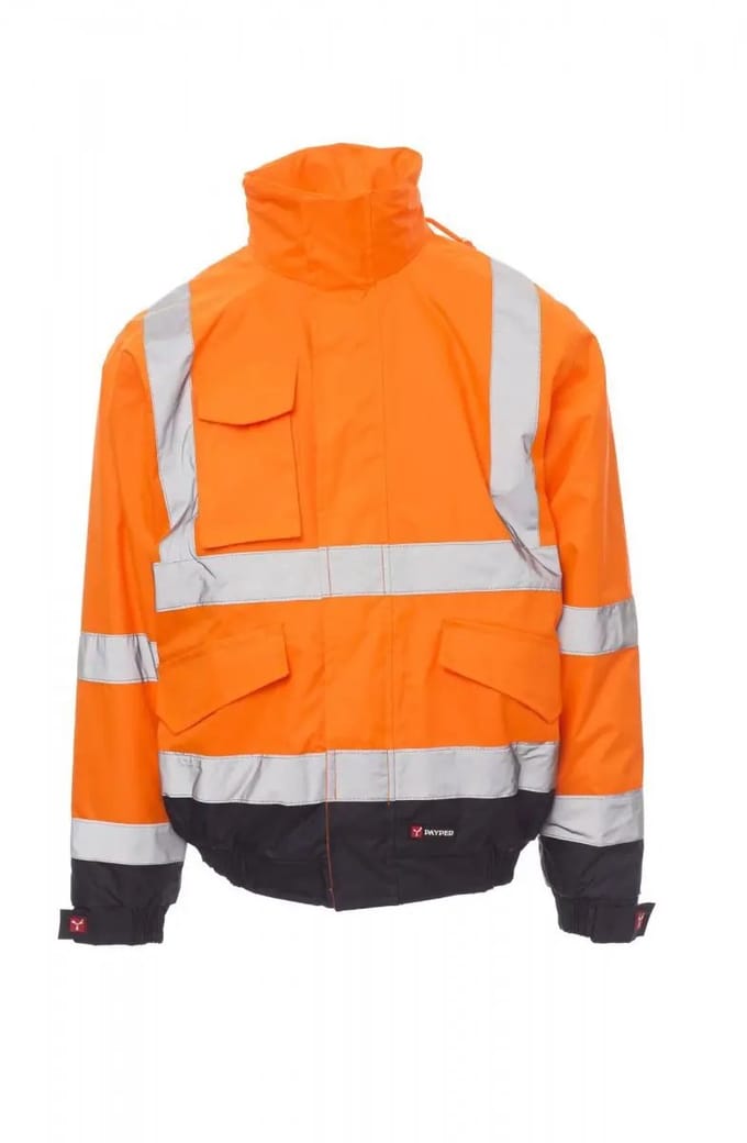 Payper Paddock - fluorescent orange/navy blue - L