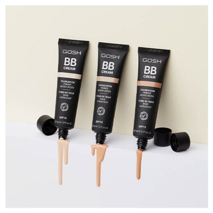 Gosh Bb - Cream Foundation Primer Moisturizer Spf 15 Beige 02 30Ml