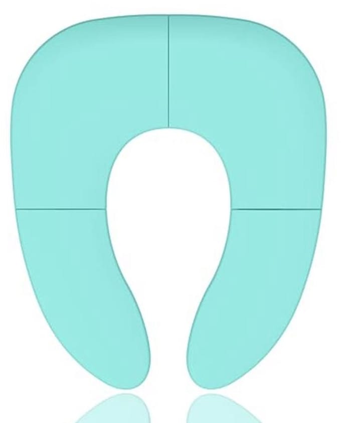 Opvouwbare Toilet Training Seat voor Kinderen - Blauw