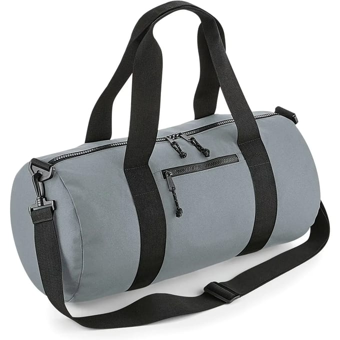 BagBase Recycled Barrel Bag BG284 - Pure Grey - 50 x 25 x 25 cm