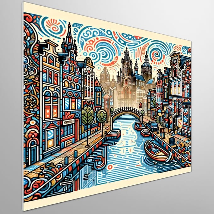 Kunstprint | Wanddecoratie | Dibond | 30 × 30 cm