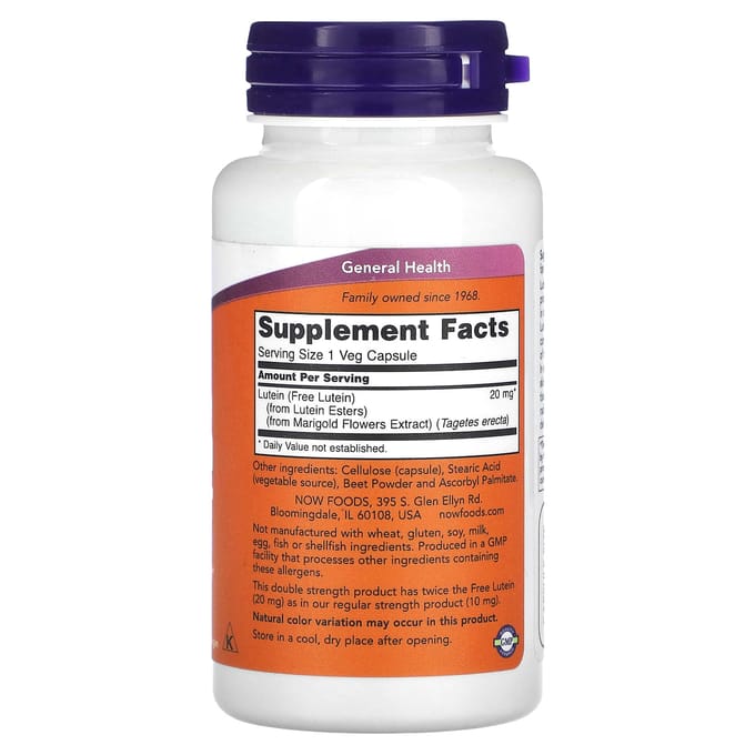 Lutein Double Strength 20mg - 90 v-caps