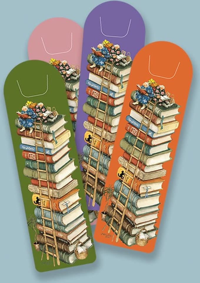 Inge look  4 boekenlegger et een speciale illustratie van 'the aunties'