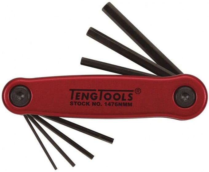 Allensleutelset 7dlg Teng Tools
