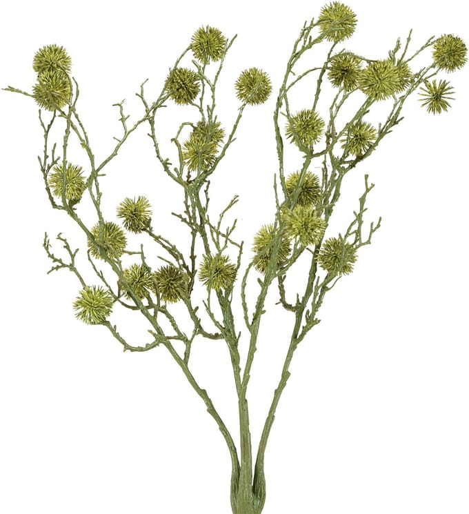 Decoratieve tak amberboomvruchten lichtgroen 48cm