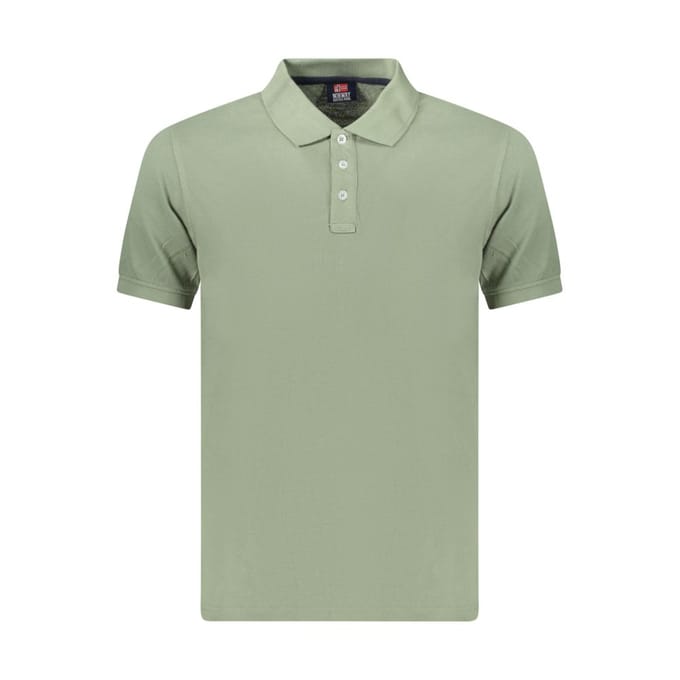 Noorwegen 1963 Groene Katoenen Heren Polo