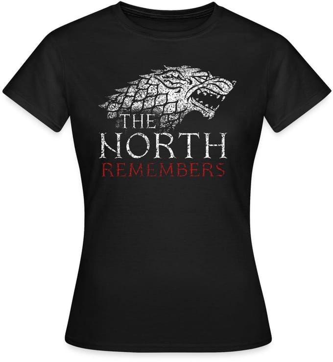 Game Of Thrones The North Remembers Schrikwolf T-Shirt Dames