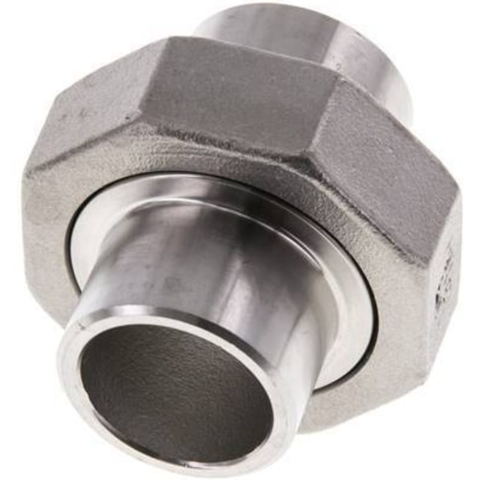 Rechte Koppeling 26.9mm Laseinde RVS Conische Afdichting 16bar