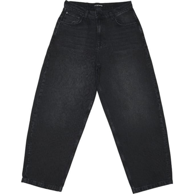 2y Studios Eren Basic Wide Baggy Jeans Jeans Zwart