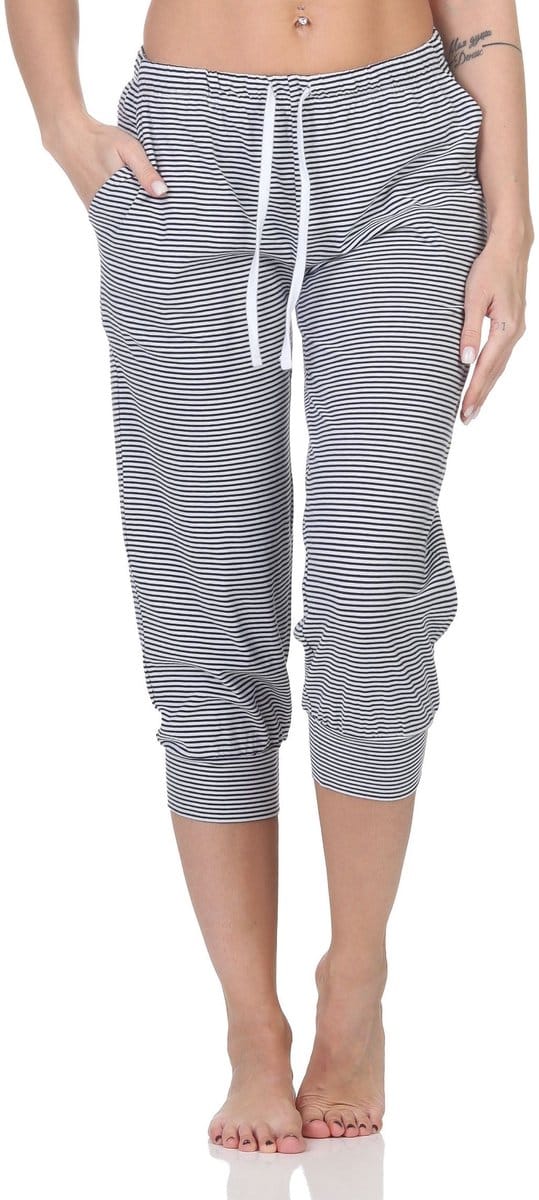 Dames pyjama Capri broek 3/4 lengte - Mix & Match - perfect te combineren