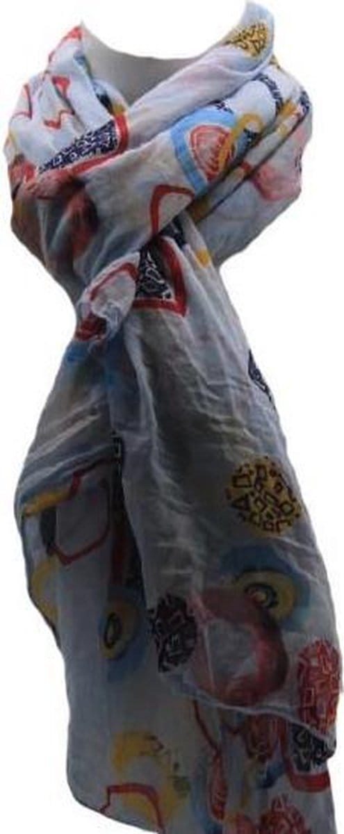Sjaal Dames Zomer Sjaal Blauw