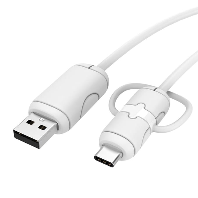 Kabelbeschermer voor Android iPhone 14 13 18/20W Opladerkop Beschermer USB Datakabel Lijn Bescherming Siliconen Kabel Beschermend Android universal wit