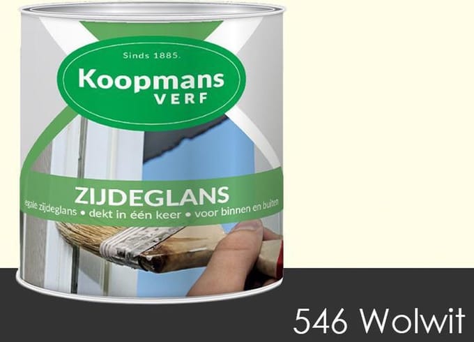 Koopmans Zijdeglans 250 ml 546 Wolwit