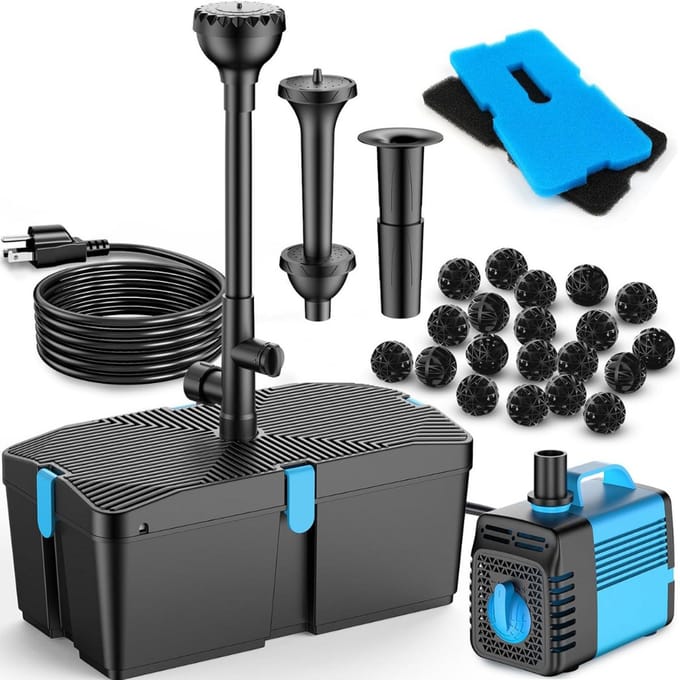DailySupplies® Vijverfilter Complete Set - Drukfilter - Luchtpomp