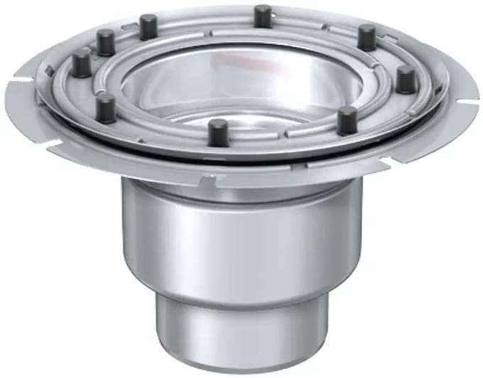 ACO Bodemafvoer Variant-CR DN150/90Graden/4,0l/s/Persflohzonder WS, 9559.20.00