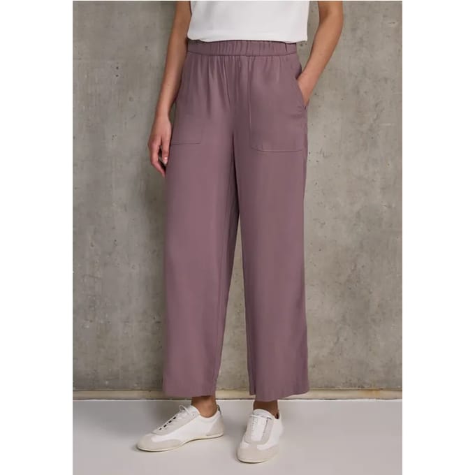 Culottes in effen kleur