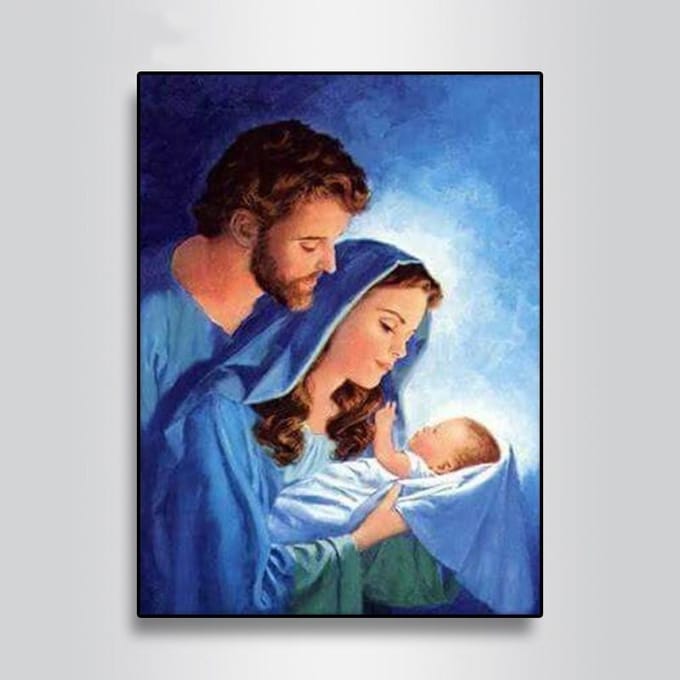 Diamant schilderij religie volledige foto Strass 5D Diy diamant borduurwerk kruissteek 20X30CM gray