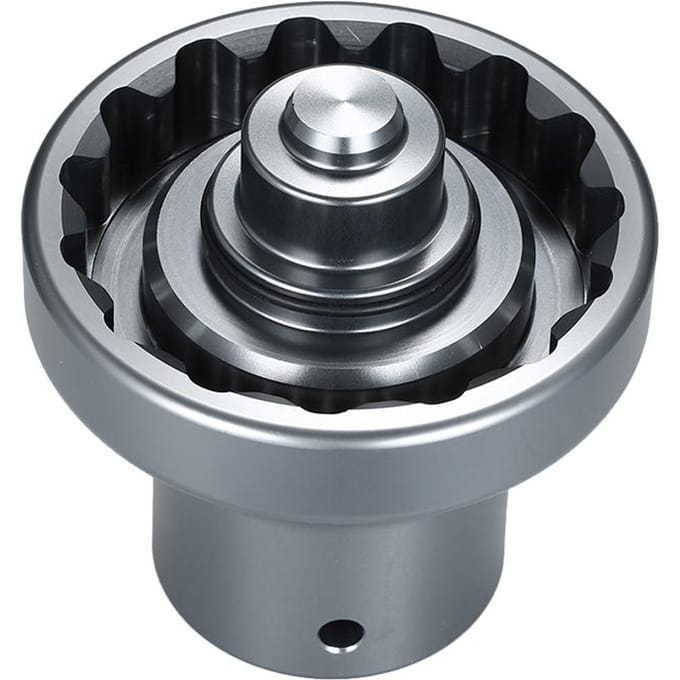 Center Lock wielmoer dopsleutel geschikt voor Porsche 991 Cayman Panamera 3/4 Drive zwart