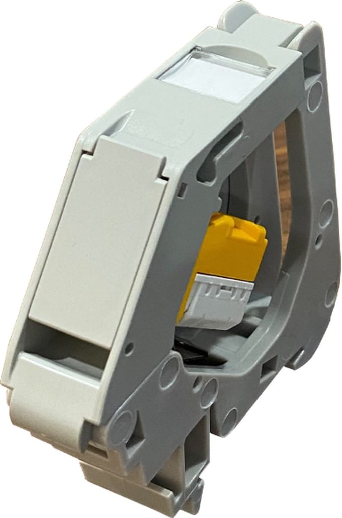DINTEK - DIN Rail Module - zonder side - geschikt voor keystones - 1303-01001