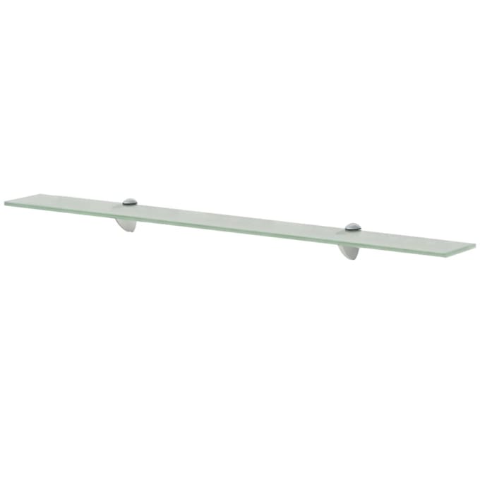 vidaXL - Zwevende - plank - 90x20 - cm - 8 - mm - glas