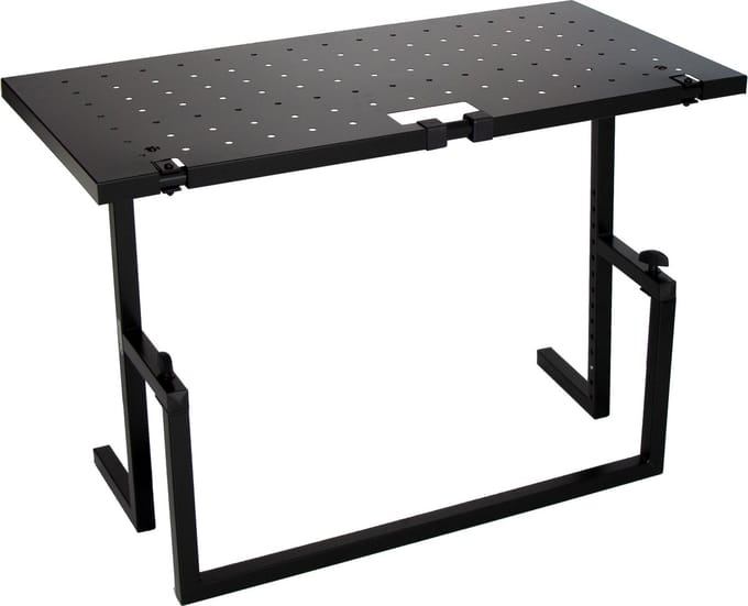 DJ Workstation 100x49cm - Innox MobiDesk mobiel DJ meubel - Zwart