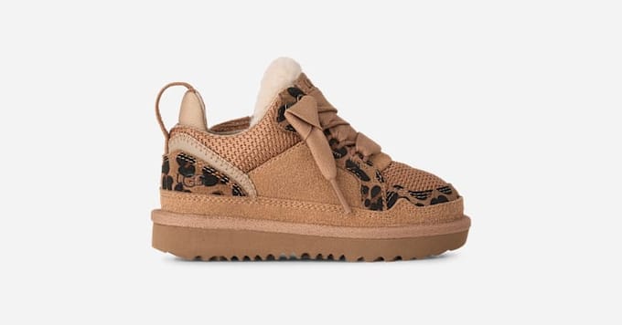 UGG® Lowmel Spotted Trainer in Brown, Size 10, Polyester/Wool