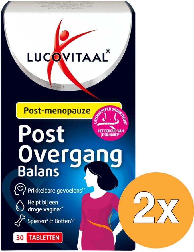 2x Lucovitaal Post Overgang Balans (30 tabletten)