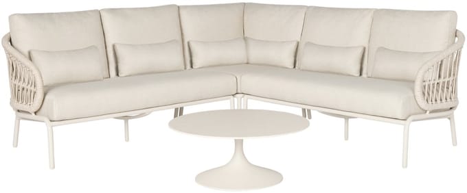 Suns Tosca hoek loungeset 4 delig camel sand rope