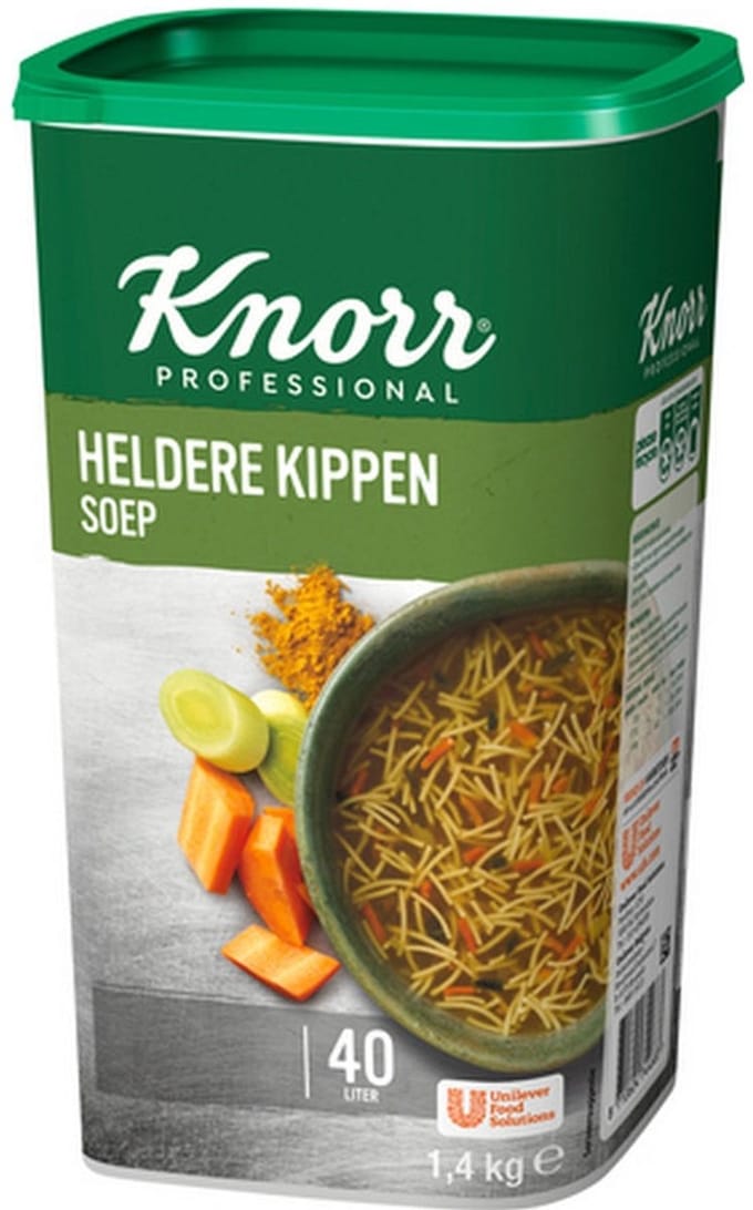Knorr - Heldere Kippensoep - 38 liter - Omdoos 6x