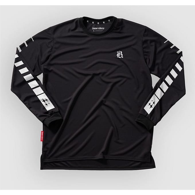 Loose Riders Shutter Long Sleeve Jersey zwart