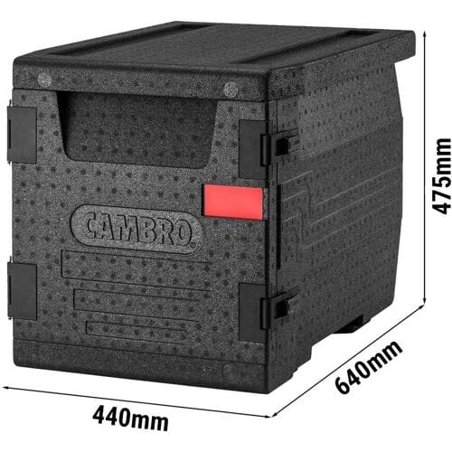 CAMBRO CAM GOBOX® - Voorlader - GN 1/1 - Zwart
