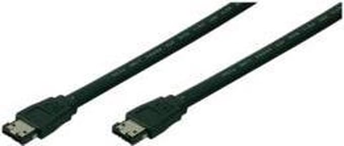 LogiLink SATA-kabels eSATA Cable w/ Clip, 150 cm
