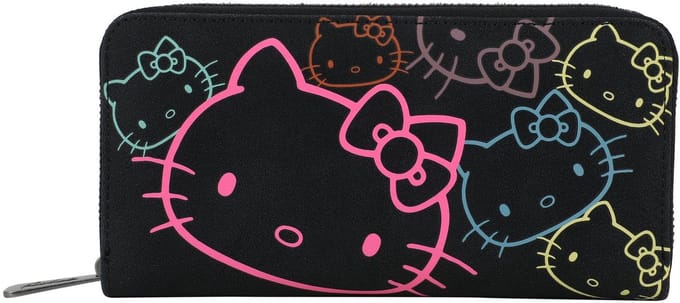 Fritzi aus Preußen Portemonnee Nicole Hello Kitty Nicole Wallet Black Cat Zwart