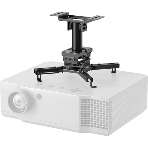 Neomounts CL25-530BL1 Plafondbeugel voor beamer Plafondhouder, Roteerbaar, Kantelbaar, Zwenkbaar Zwart