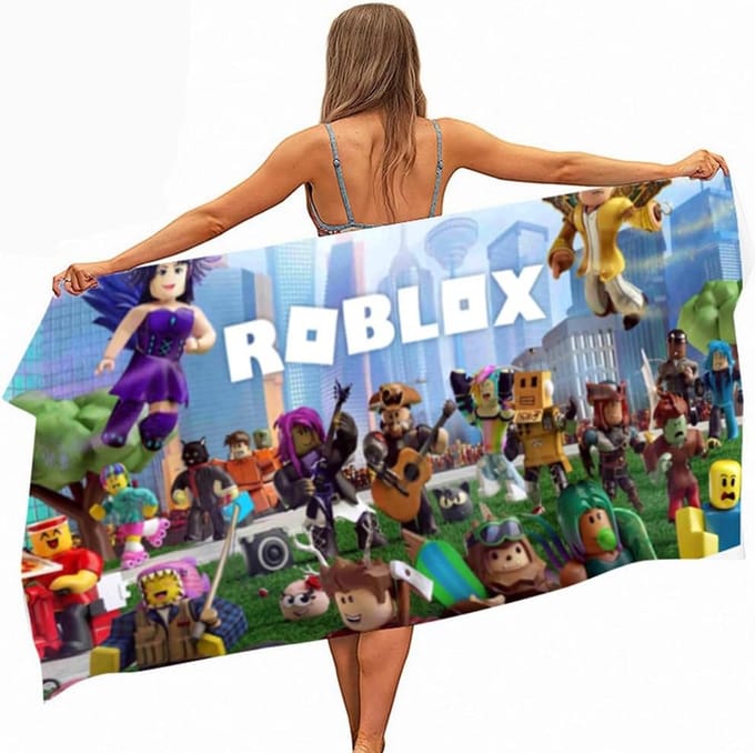 Sneldrogende Strandhanddoek Kinderen Microvezel - Lichtgewicht Badlaken 150x75 cm