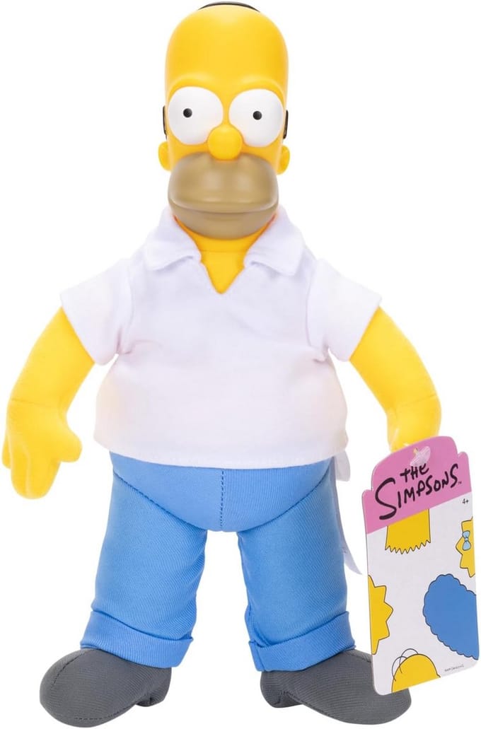 Pluche knuffel van Homer Simpson voor kinderen